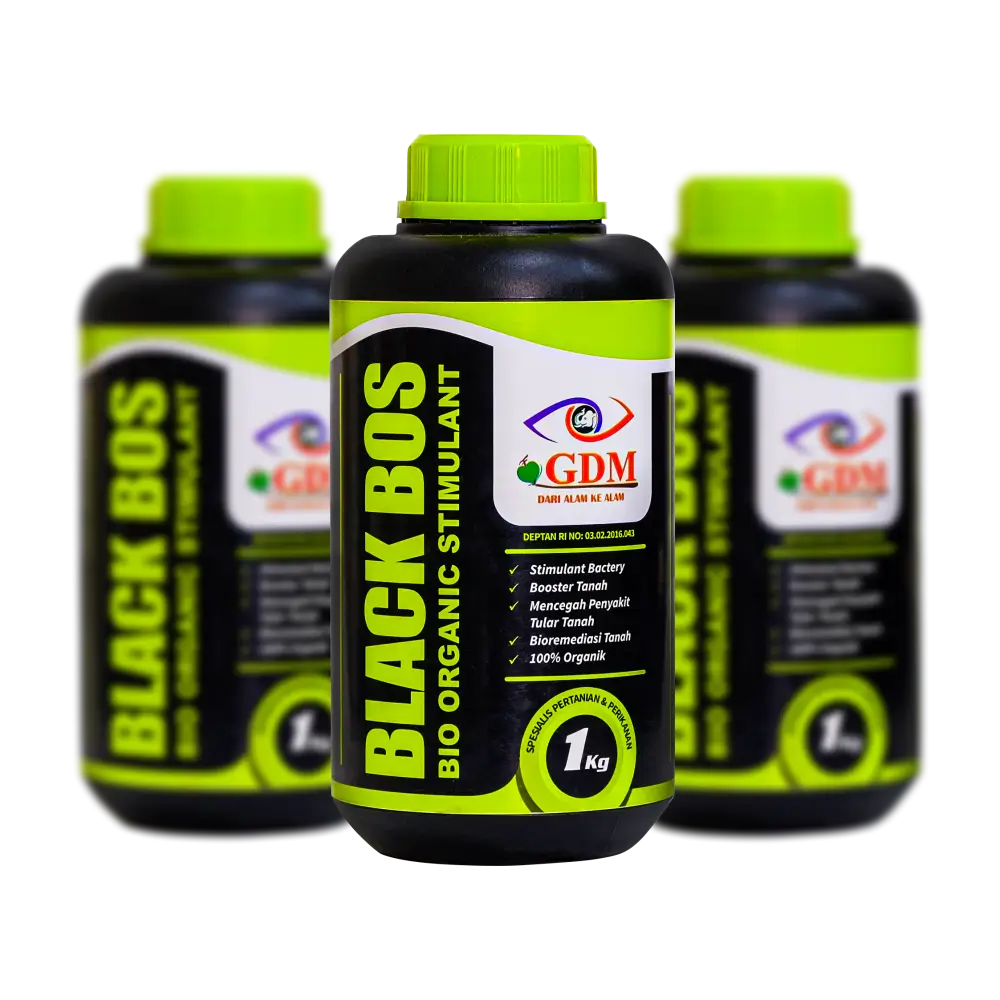 Produk GDM - GDM Black BOS (Bio Organic Stimulant) Dokter tanah dan pembenah tanah organik varian 1 KG