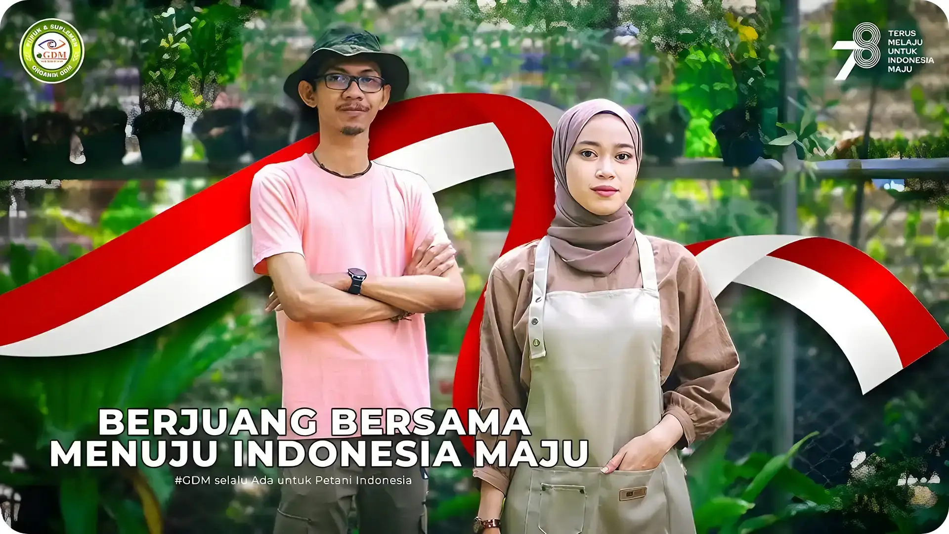 Gambar GDM yang senantiasa mendukung perkembangan Indonesia melalui sektor agribisnis Indonesia