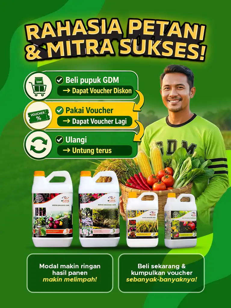 Banner Mobile Promo Pupuk Organik Cair GDM