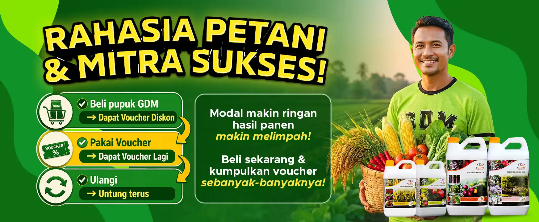 Banner Promo Pupuk Organik Cair GDM