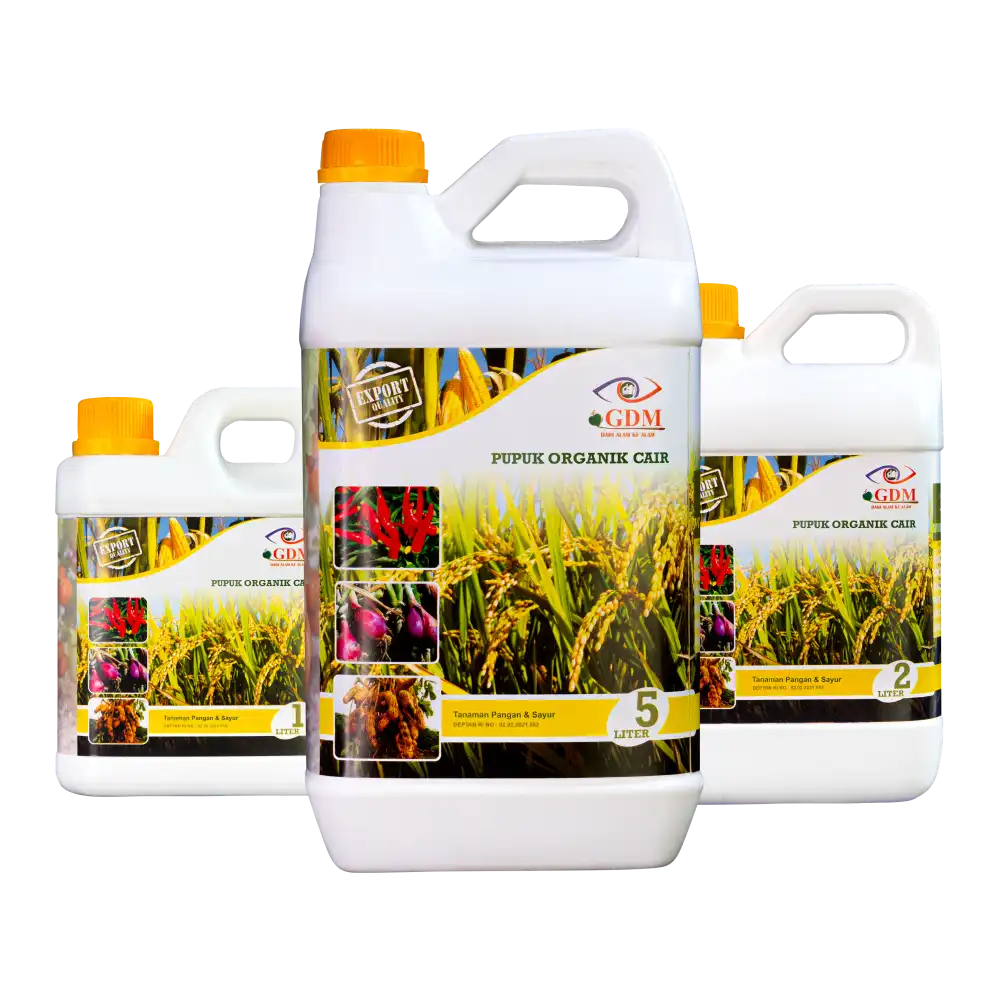 Produk GDM - Pupuk Organik Cair Spesialis Pangan