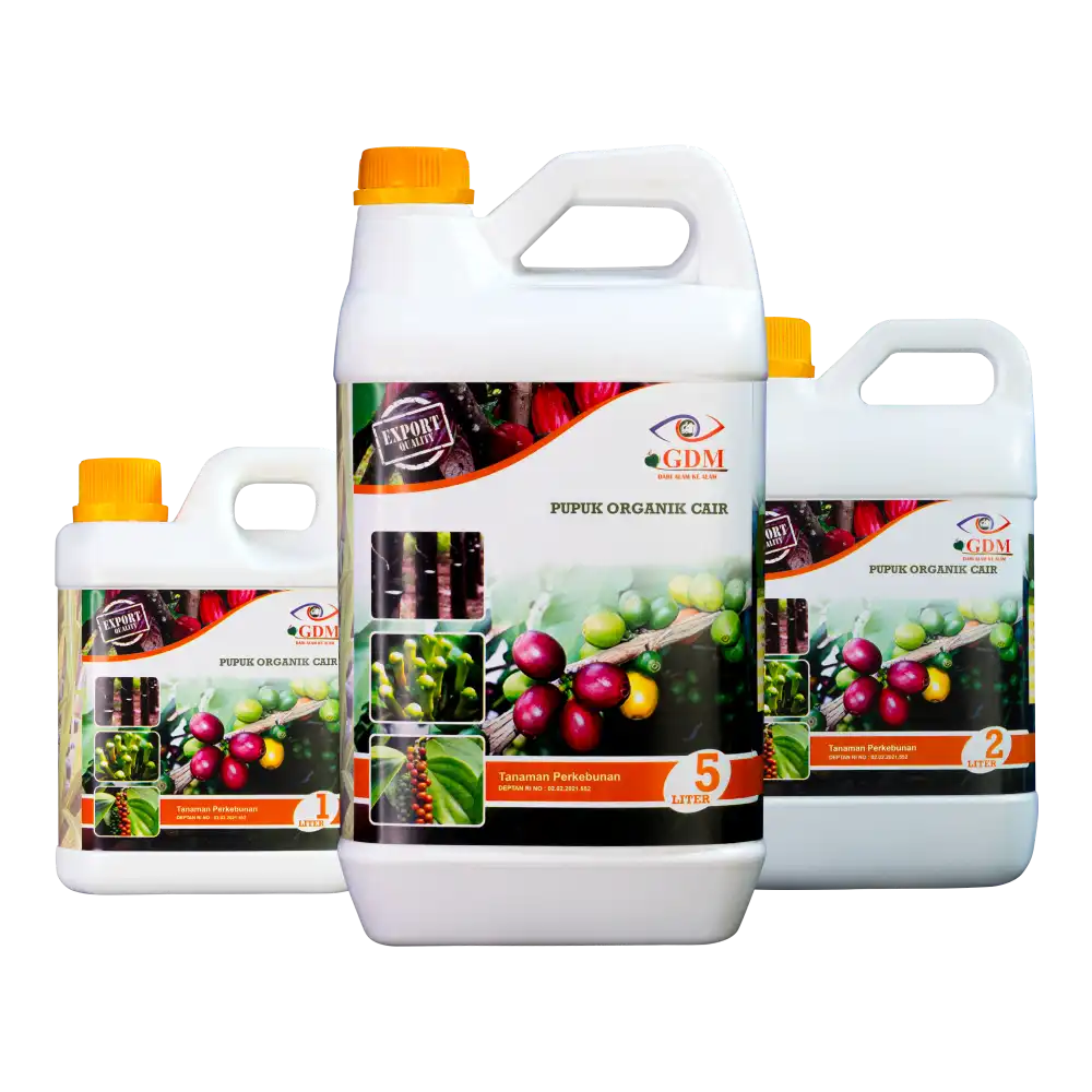 Produk GDM - Pupuk Organik Cair Spesialis Perkebunan