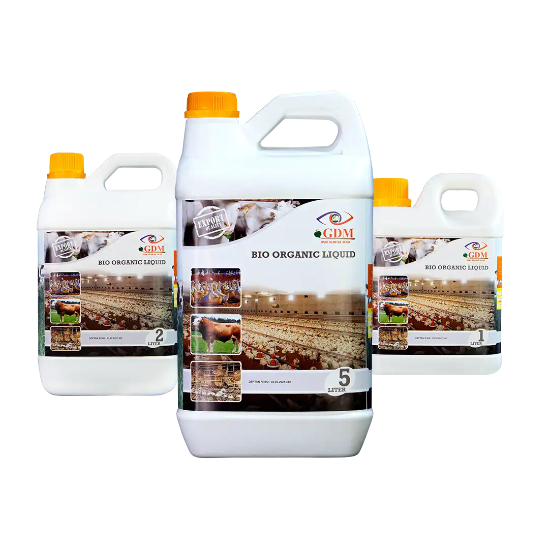 Produk GDM - Suplemen Organik Cair Spesialis Peternakan