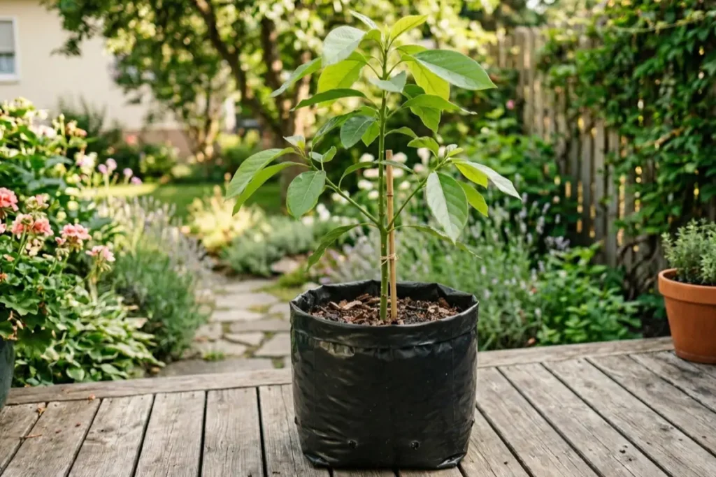 cara menanam alpukat di planter bag