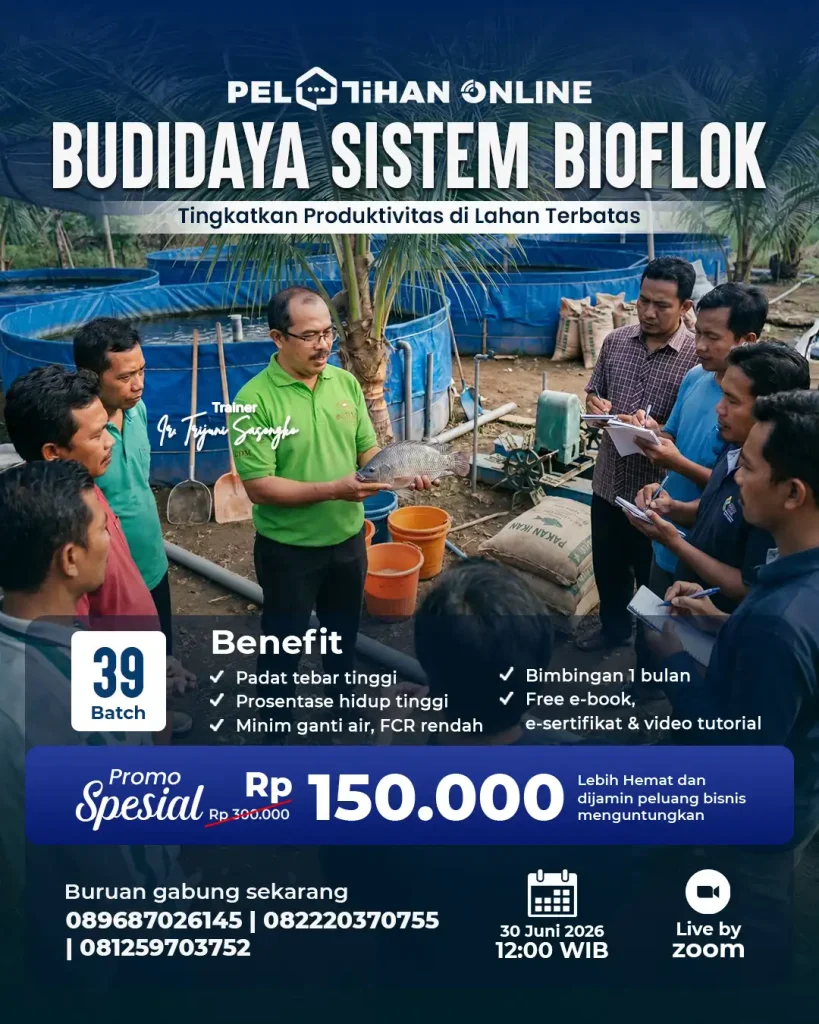 Banner Mobile Pelatihan Bioflok Batch 39