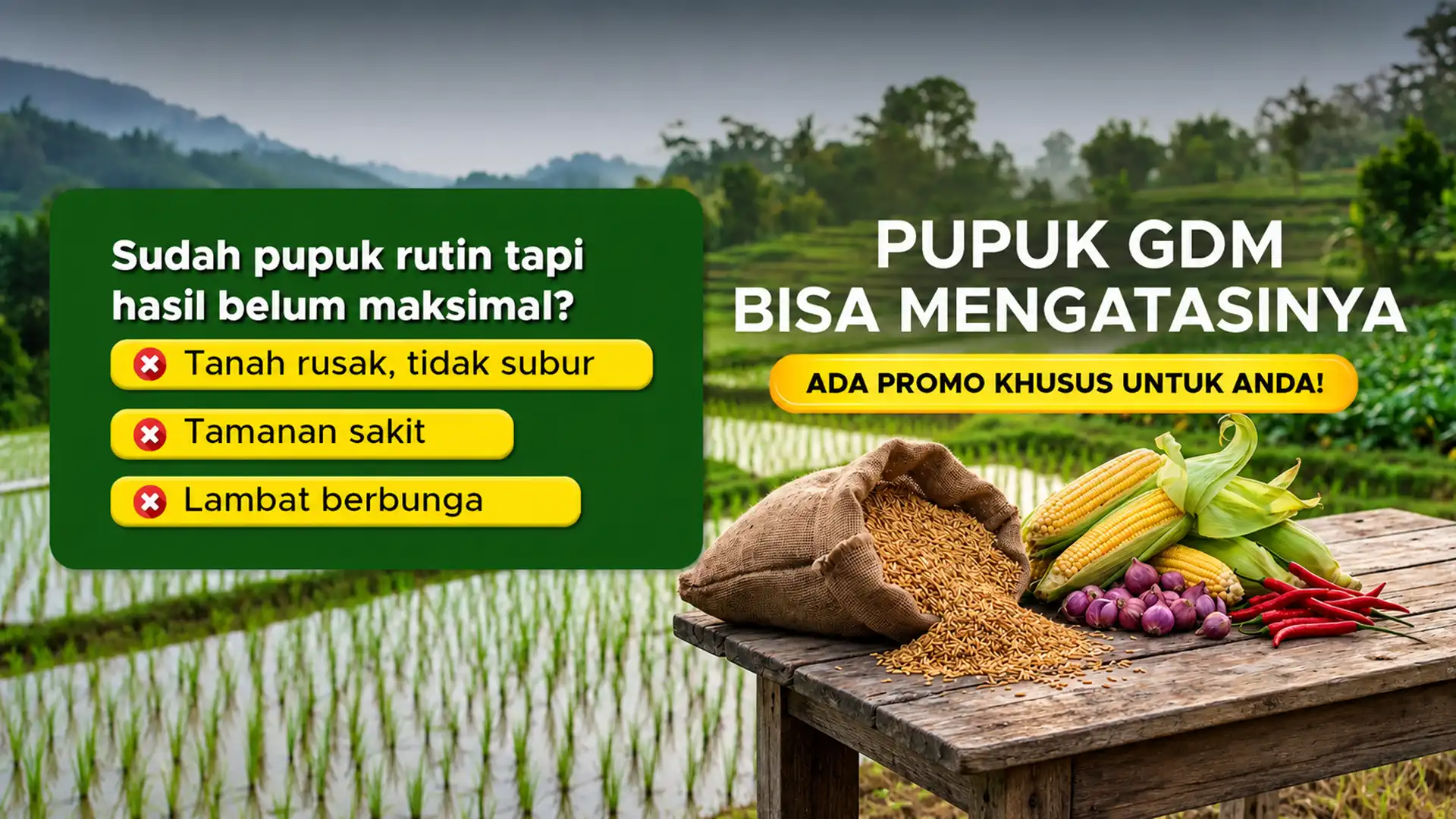 Promo Khusus Pupuk Organik Cair GDM