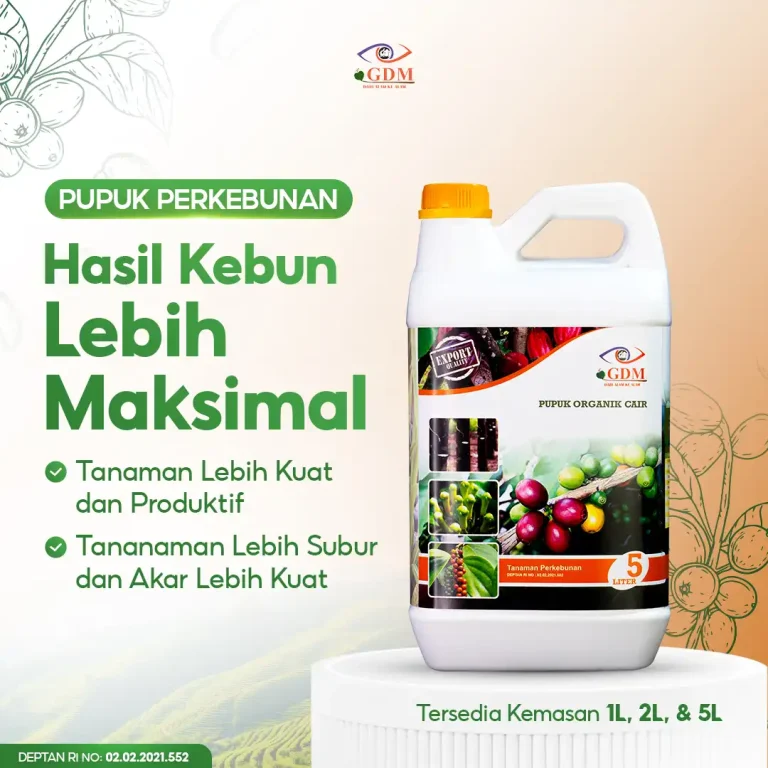 3 Pupuk organik cair spesialis perkebunan membuat hasil kebun lebih maksimal