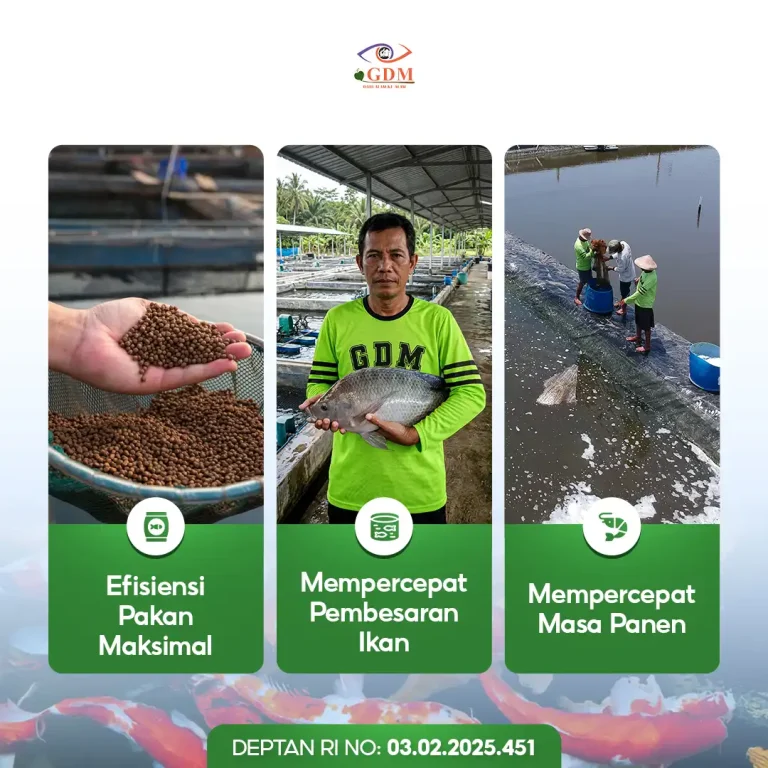 6 Suplemen organik cair GDM spesialis perikanan memudahkan peternak dalam perawatan dan budidaya