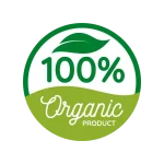 Logo 100% Organik Produk GDM